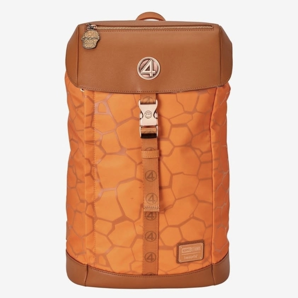 Orange and Brown Backpack